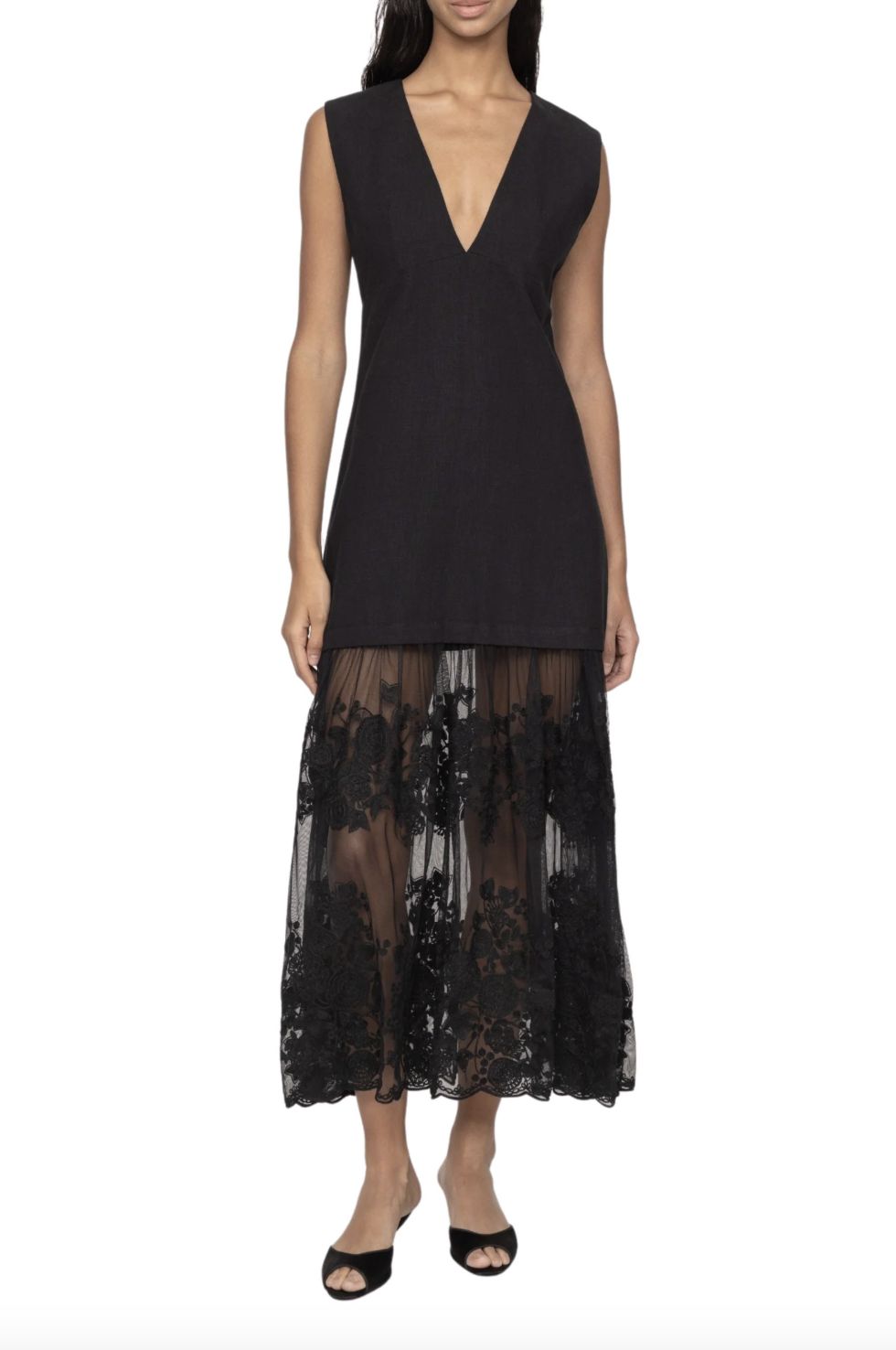 Sea-NY Arielle Lace Midi Dress