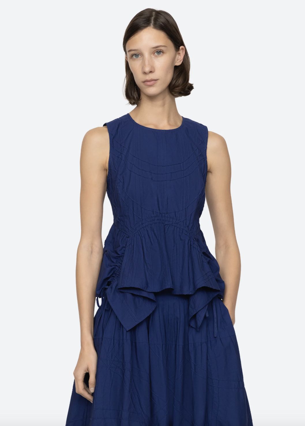 Sea-NY Camden Cotton Poplin Tank
