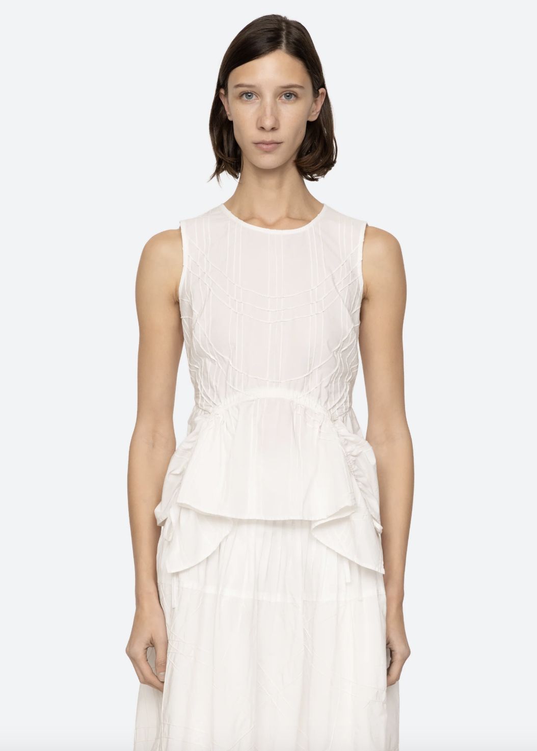 Sea-NY Camden Cotton Poplin Tank
