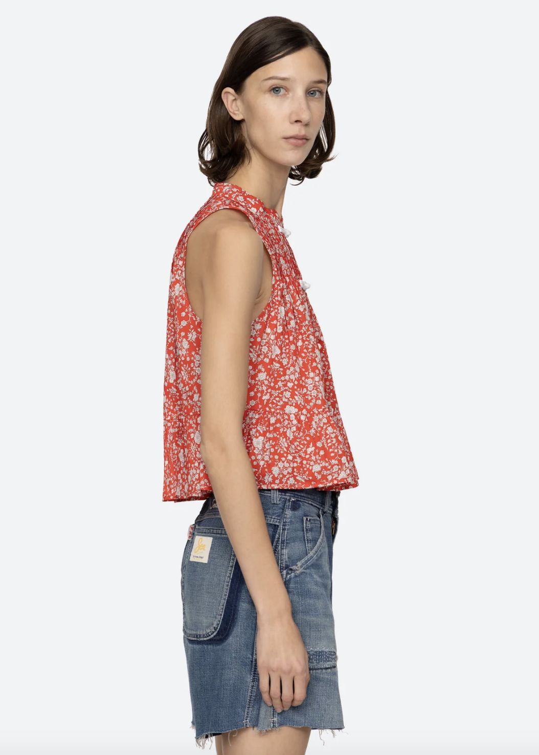 Sea-NY Lucille Tank in Liberty Print