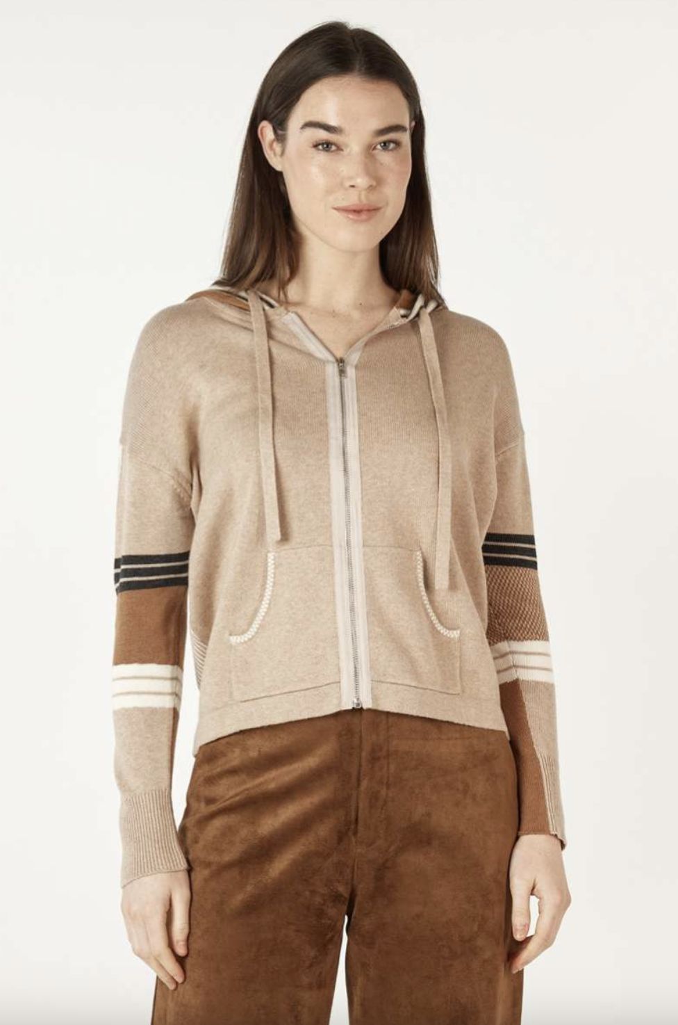Zaket + Plover Multi-Media Hoodie Zip Up