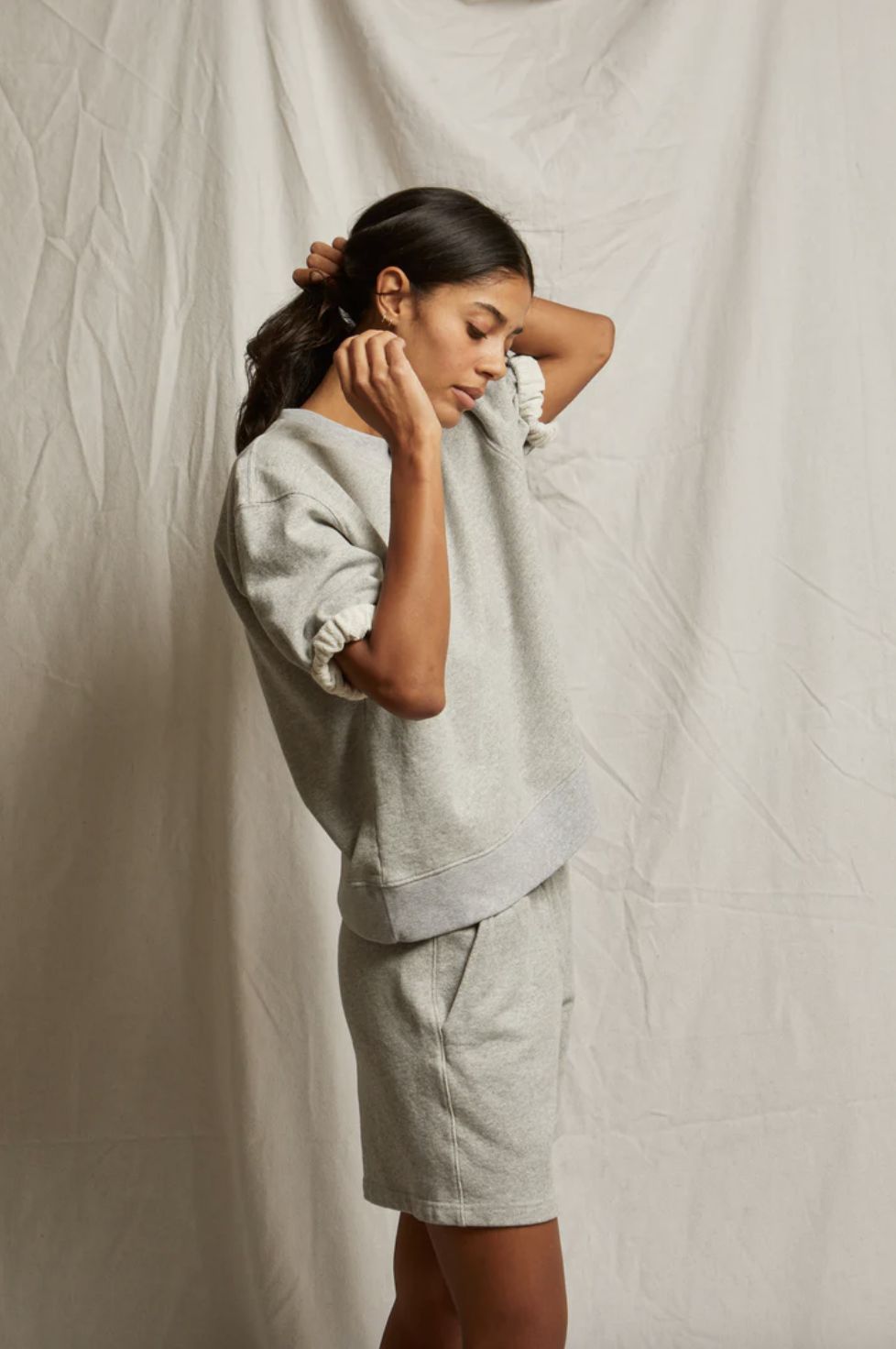 Perfect White Tee Rebecca Puff Sleeve Sweatshirt