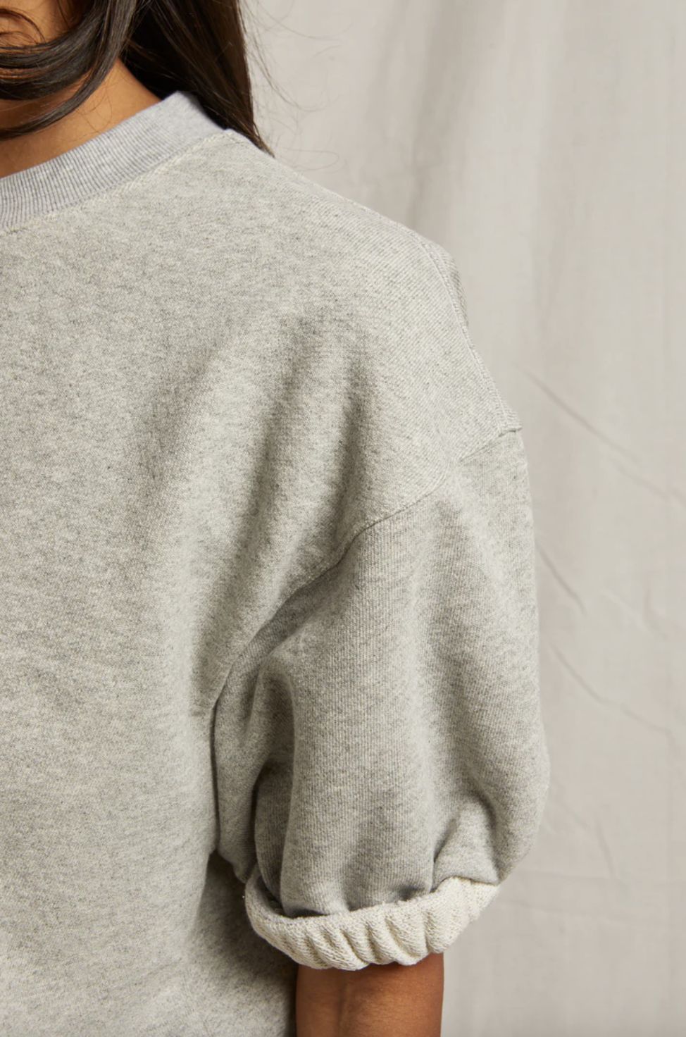 Perfect White Tee Rebecca Puff Sleeve Sweatshirt