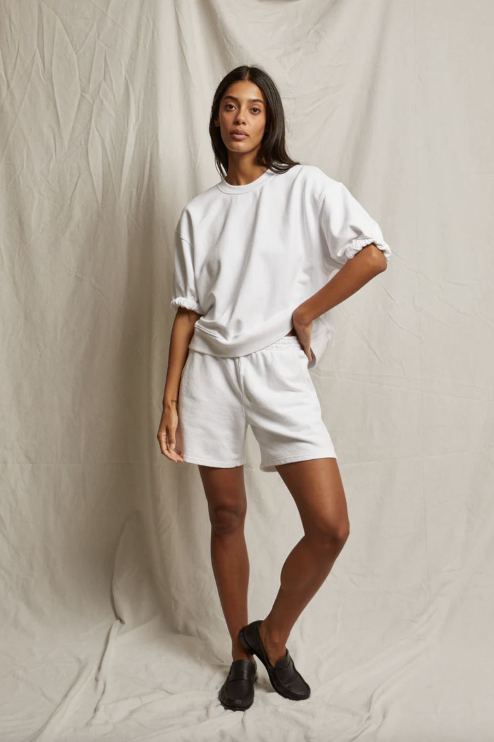 Perfect White Tee Rebecca Puff Sleeve Sweatshirt