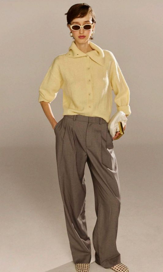 Naadam Reversible Collared Cardigan