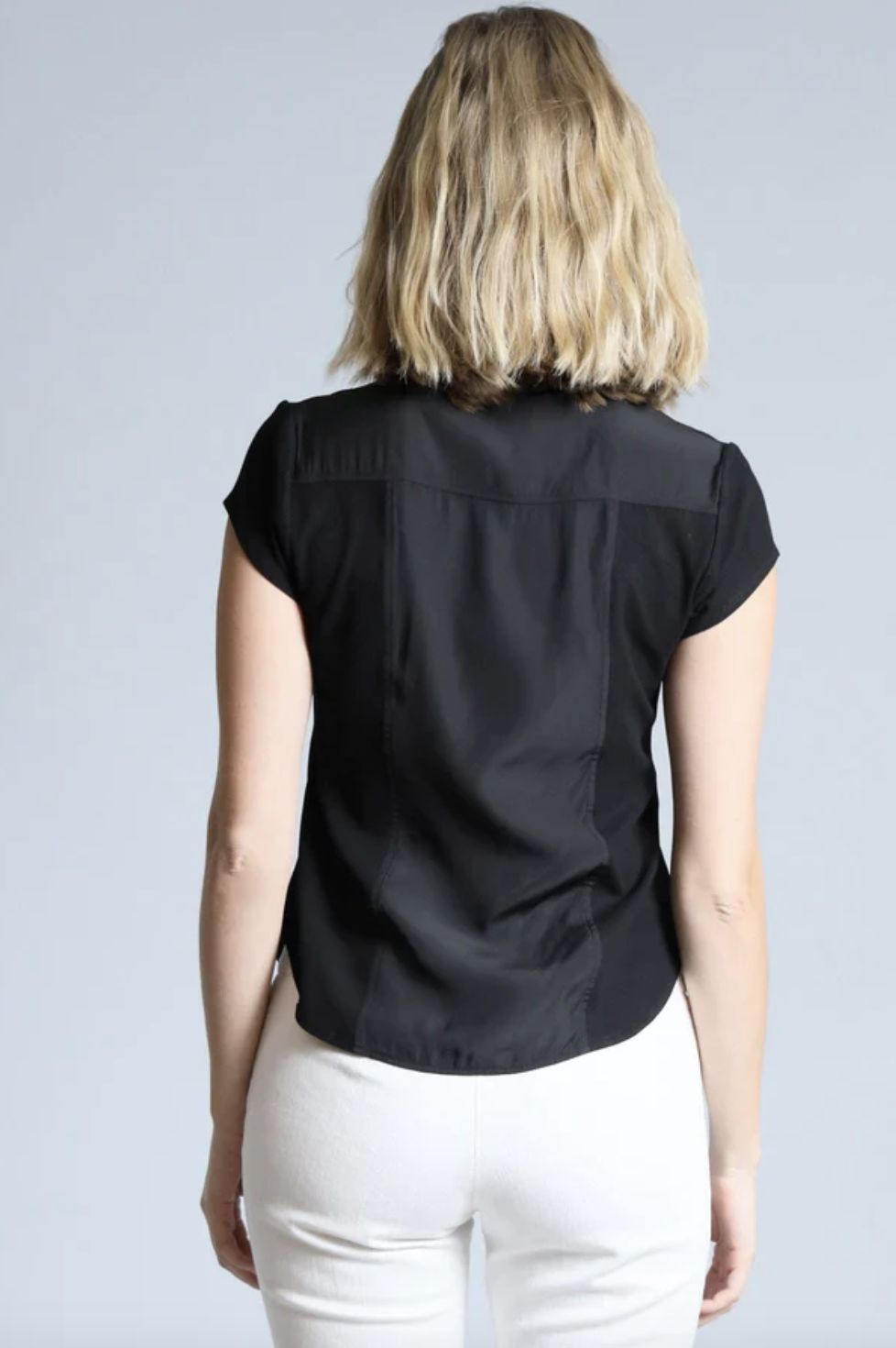 Lola &amp; Sophie Hybrid Cap Sleeve Shirt