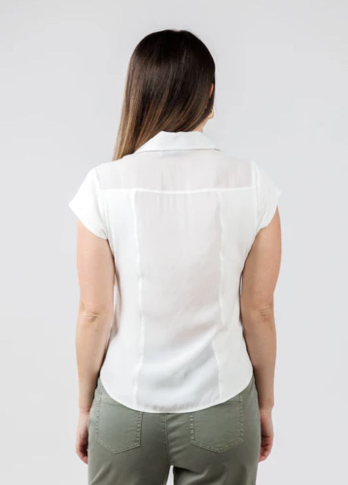 Lola &amp; Sophie Hybrid Cap Sleeve Shirt