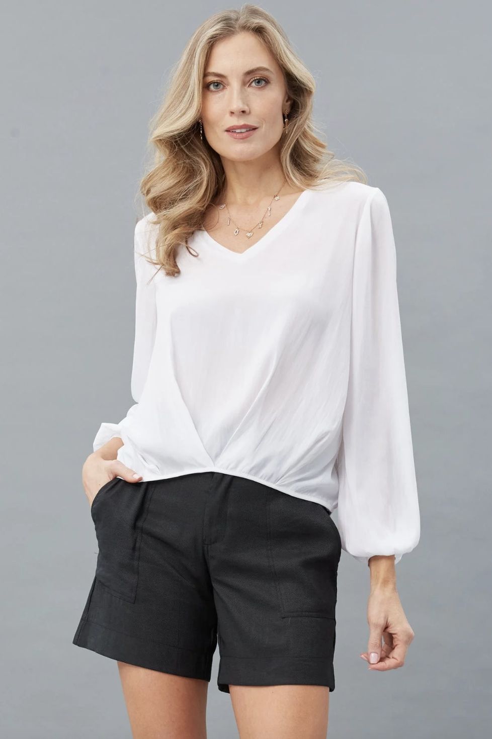 Lola &amp; Sophie Hybrid Twist Front Top