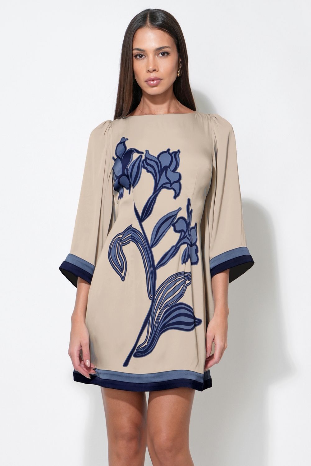 Adelyn Rae Emerson Bell Sleeve Mini Dress