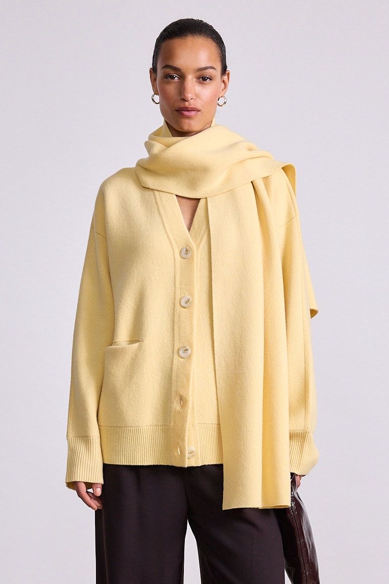 Apiece Apart Medina Cardigan with Scarf