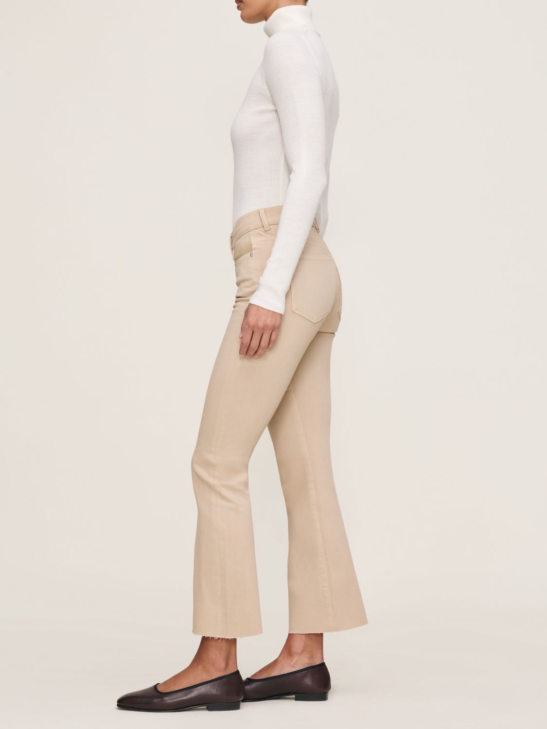 DL1961 Bridget Boot Crop in Almond