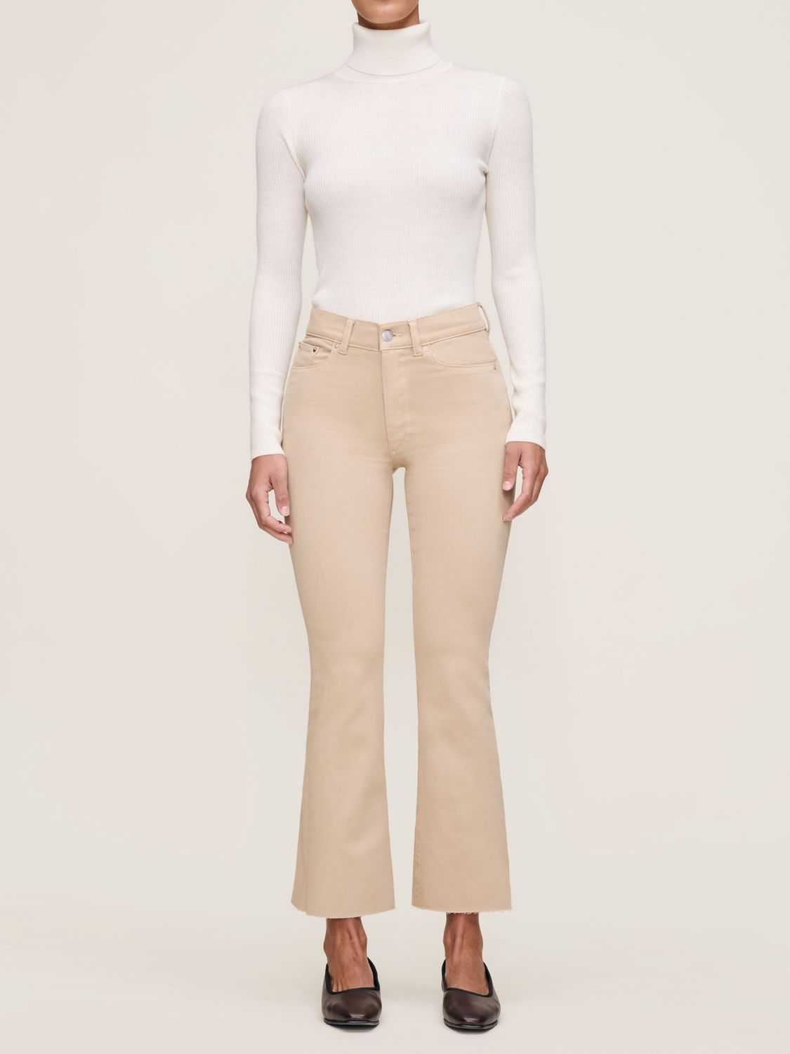 DL1961 Bridget Boot Crop in Almond