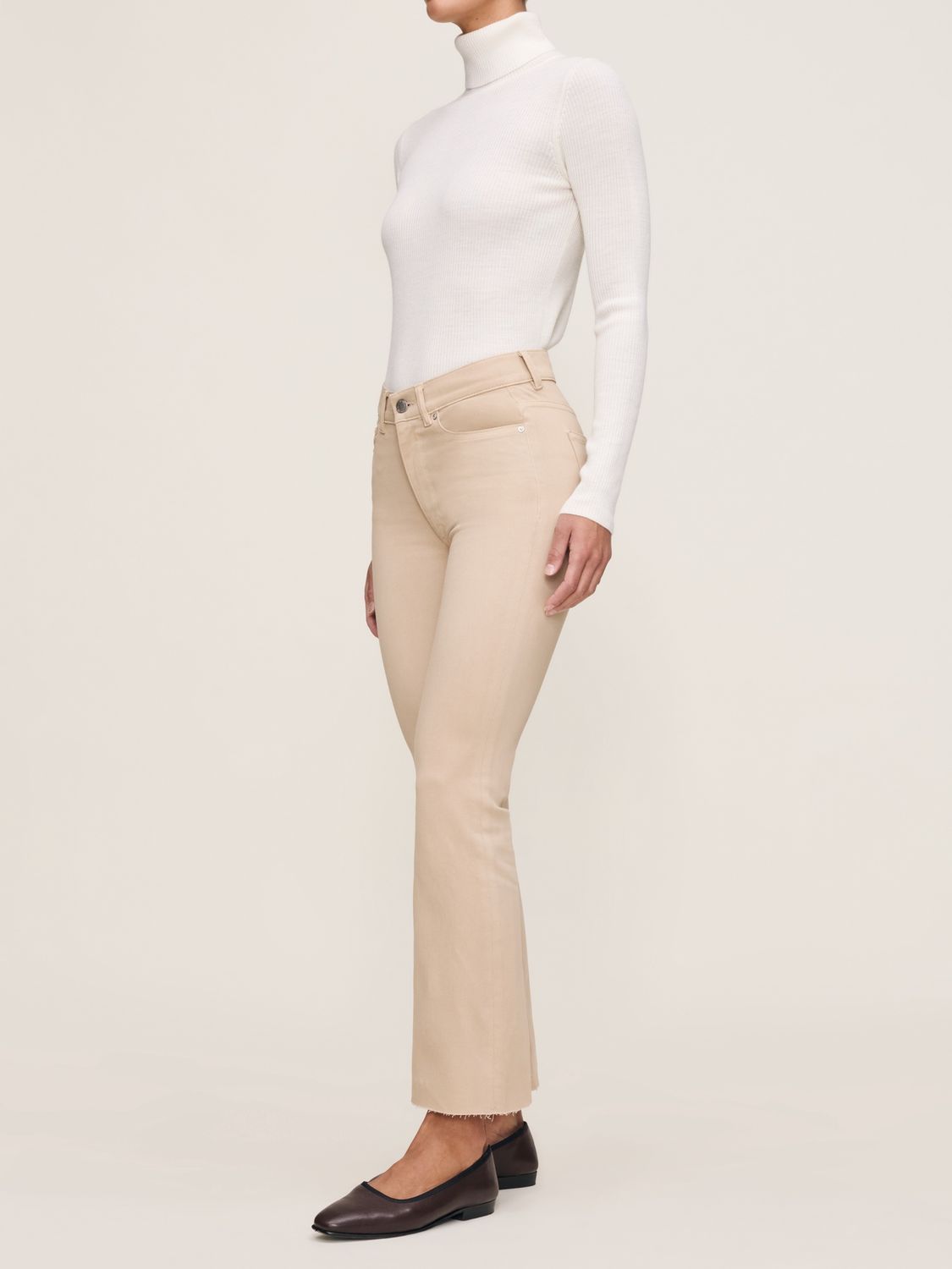DL1961 Bridget Boot Crop in Almond
