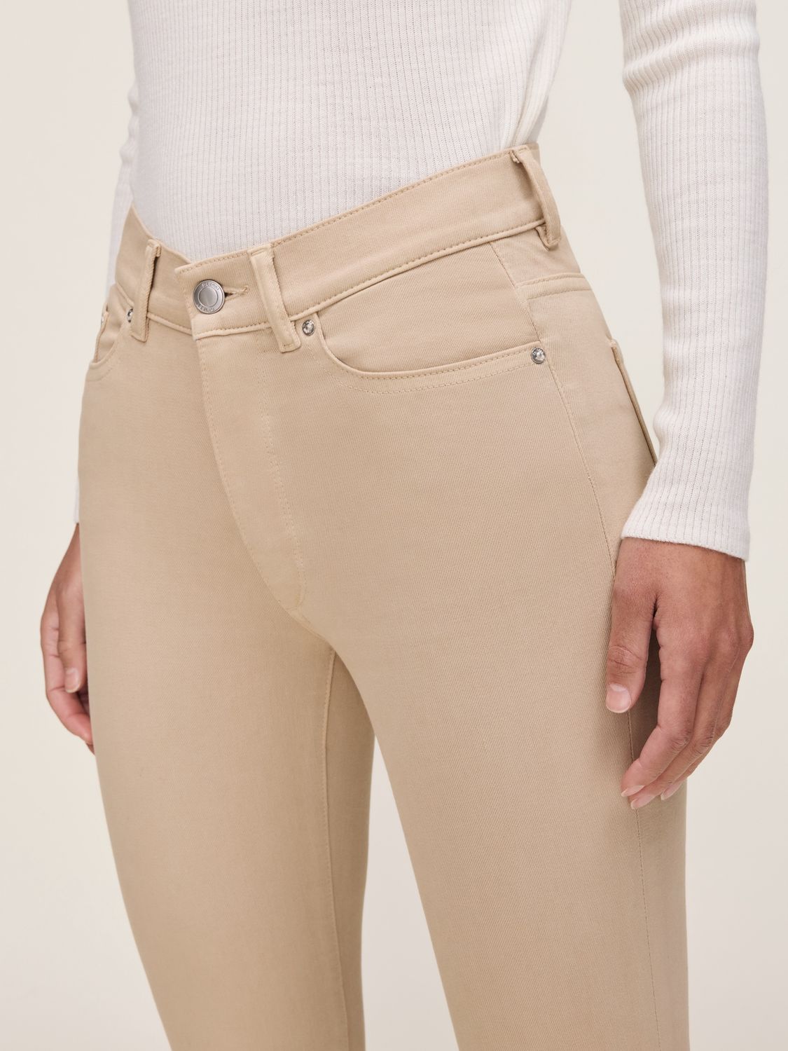 DL1961 Bridget Boot Crop in Almond