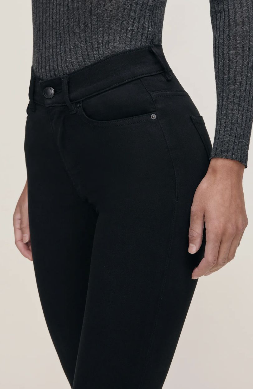 DL1961 Bridget Boot Cut High Rise Jean in Hail