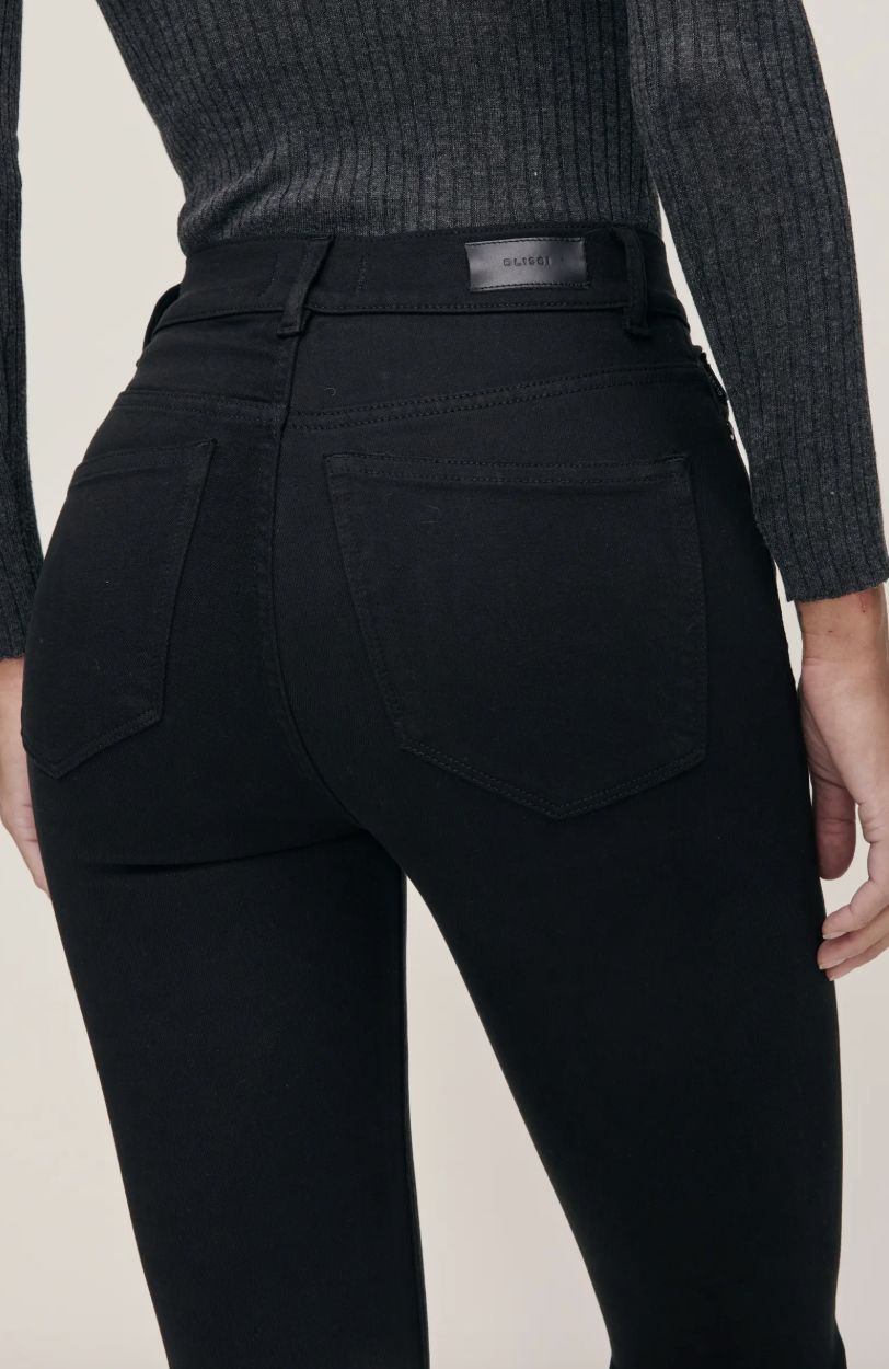 DL1961 Bridget Boot Cut High Rise Jean in Hail