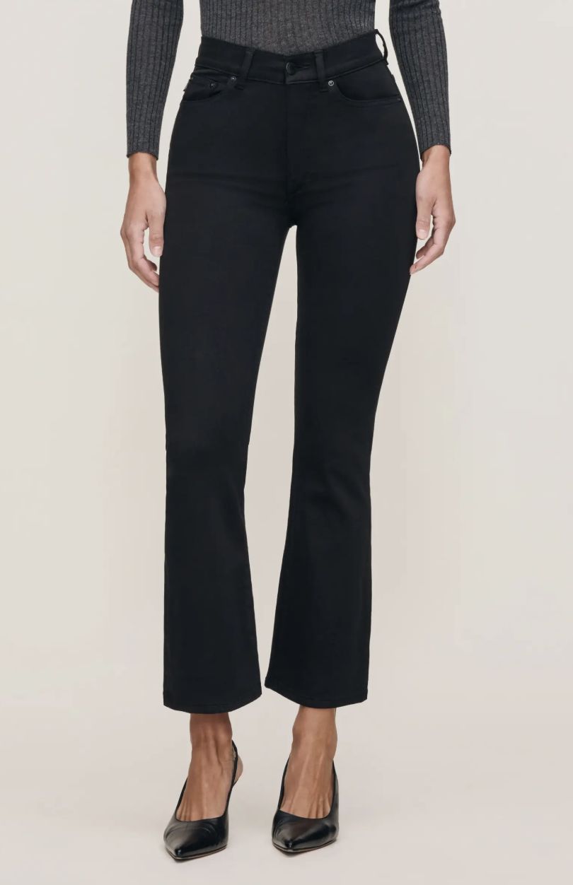 DL1961 Bridget Boot Cut High Rise Jean in Hail