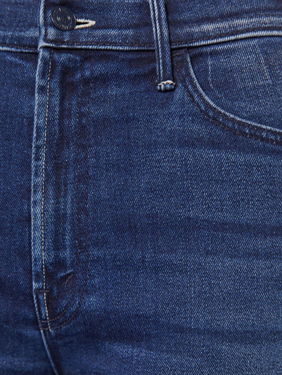 Mother The Hustler Roller Sneak Jean in Homecoming High Wash