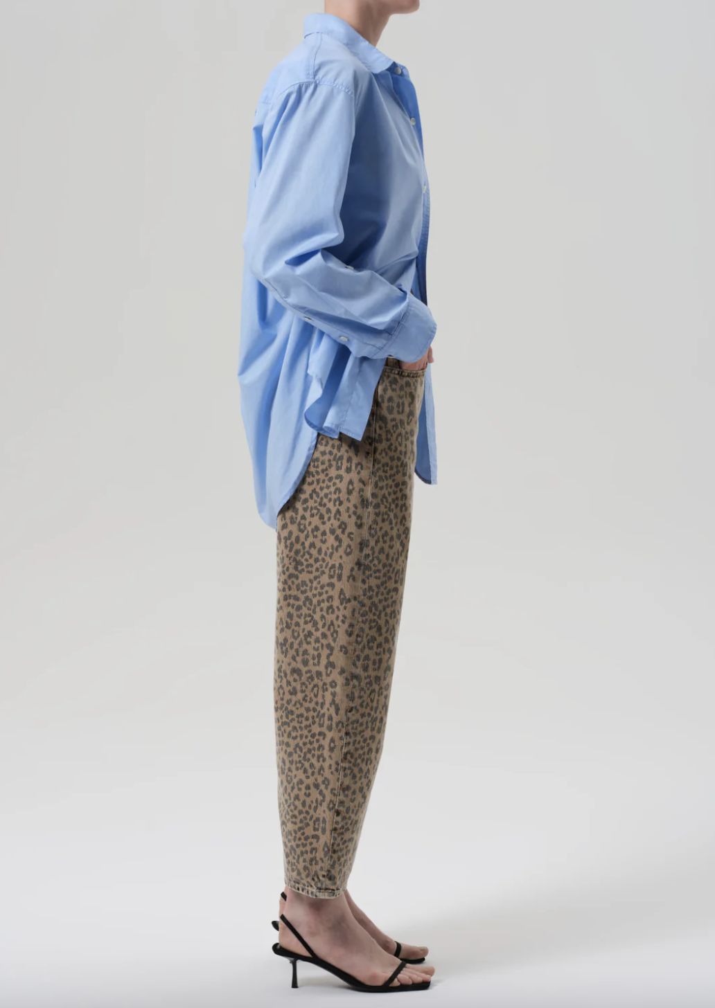Citizens of Humanity Miro Relaxed Jean in Cheetah