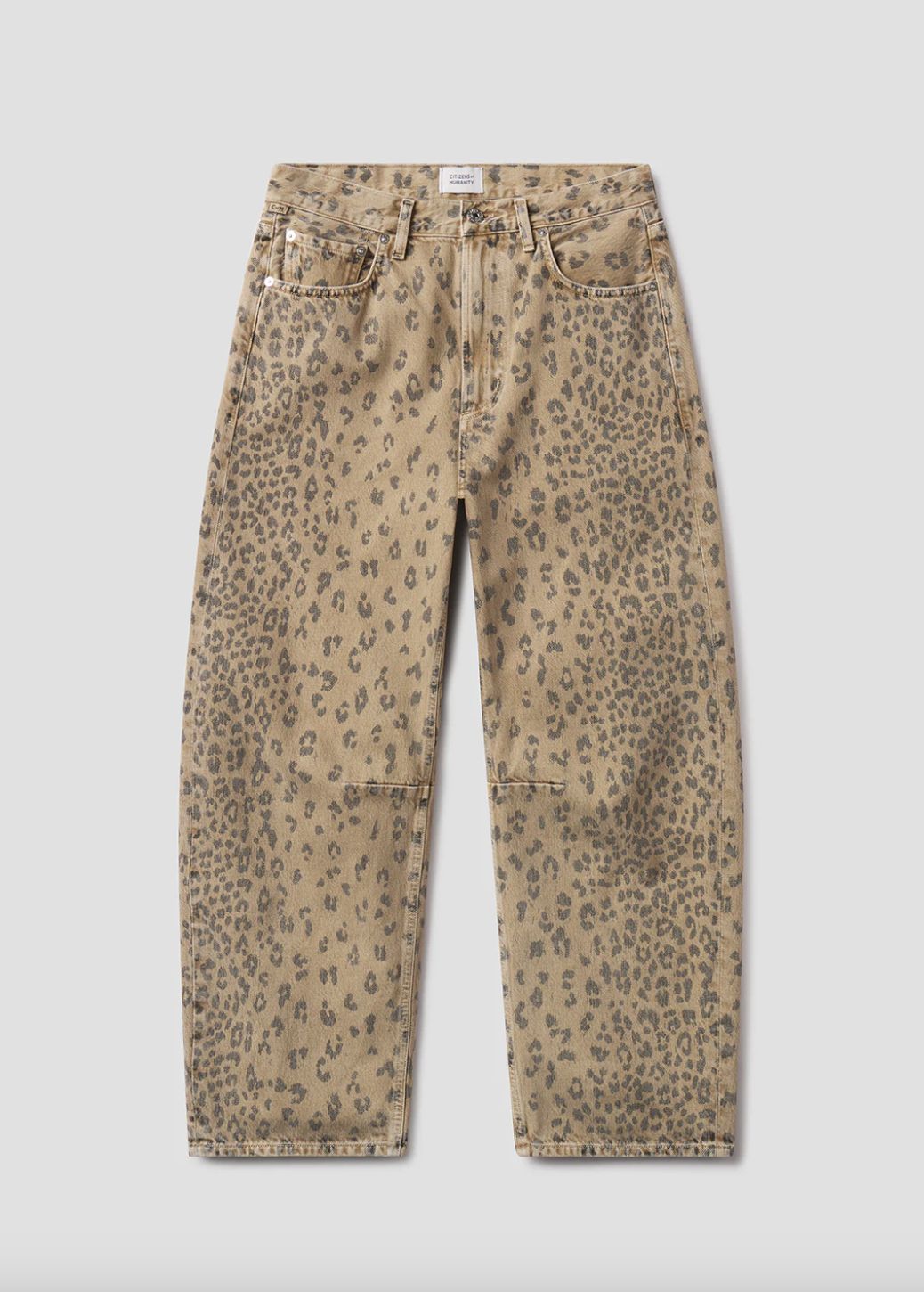 Citizens of Humanity Miro Relaxed Jean in Cheetah