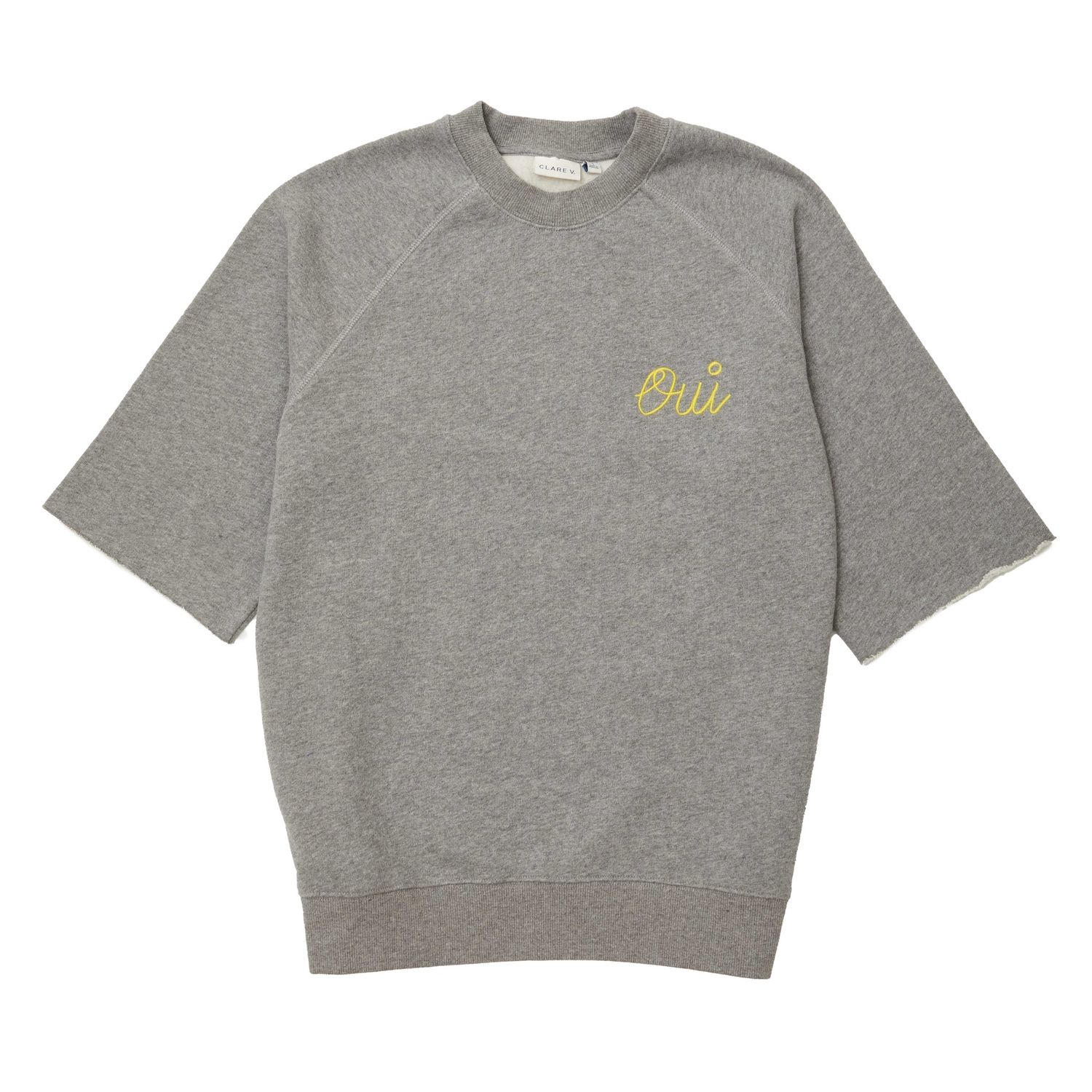 Clare V Oui Short Sleeve Sweatshirt
