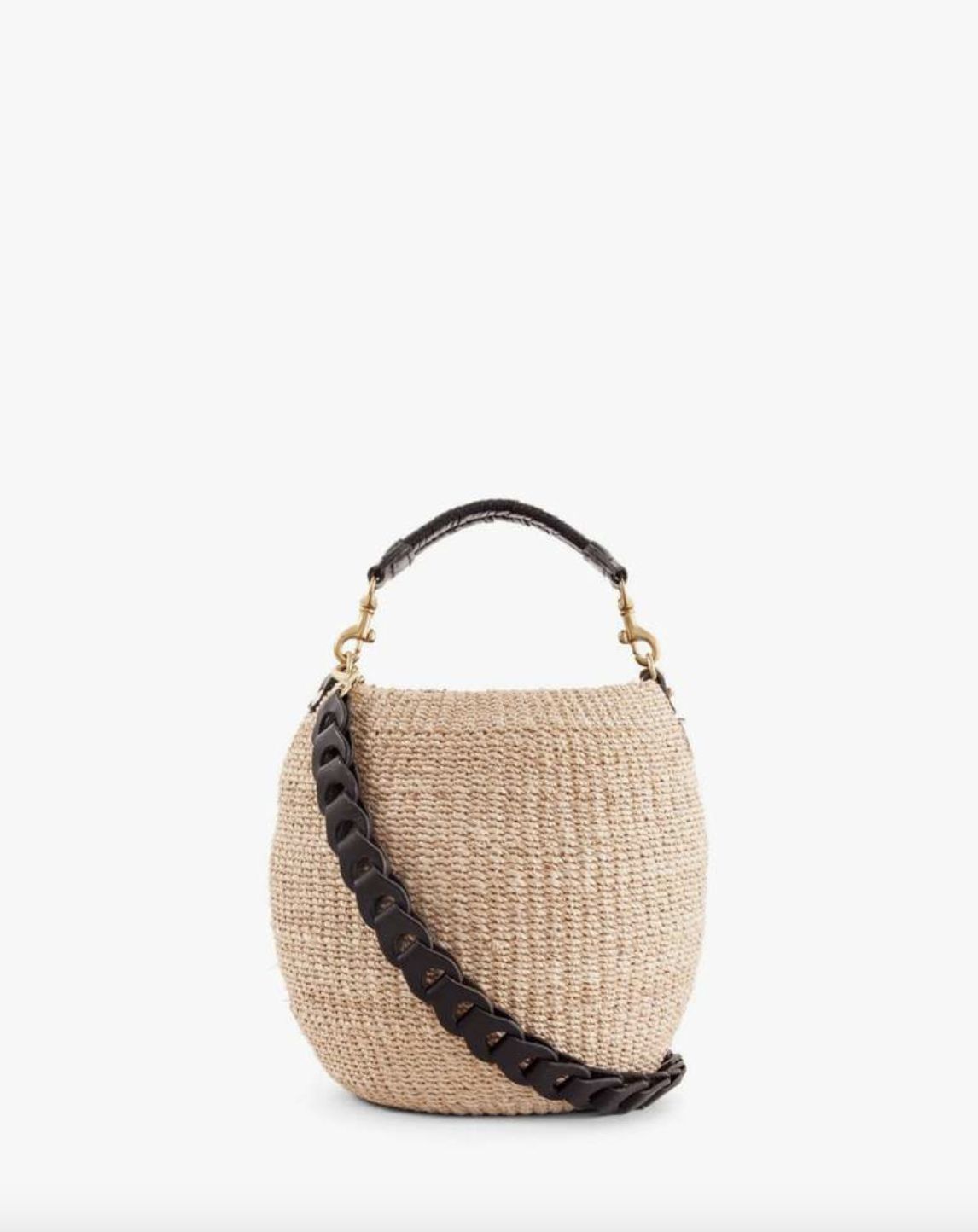 Clare V Crossbody Black Links Strap