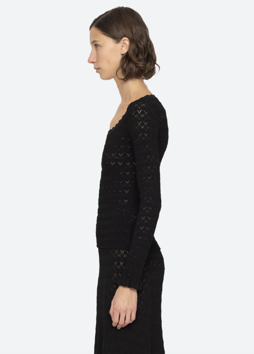 Sea-NY Rue Fine Gauge Knit Top