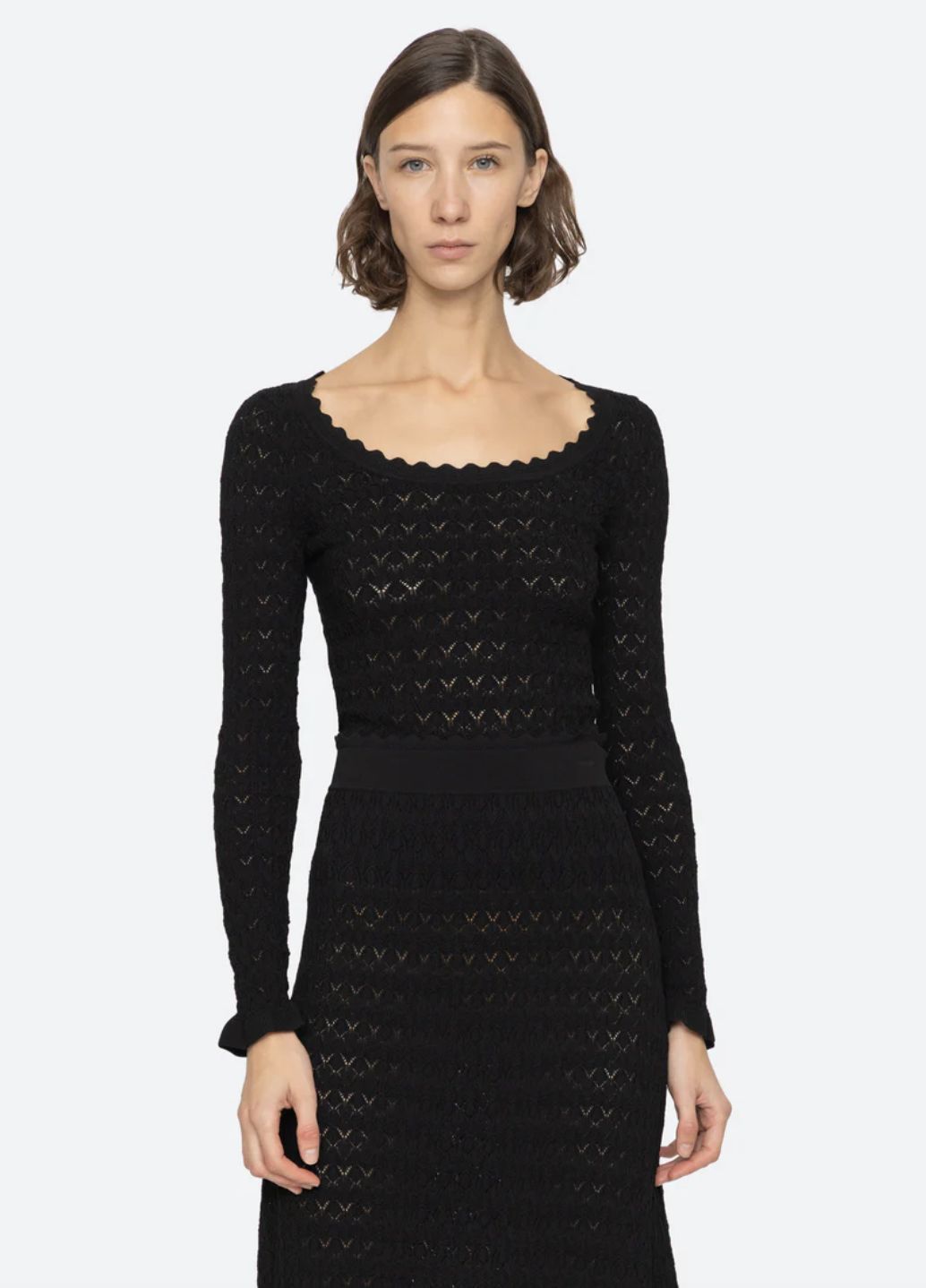 Sea-NY Rue Fine Gauge Knit Top