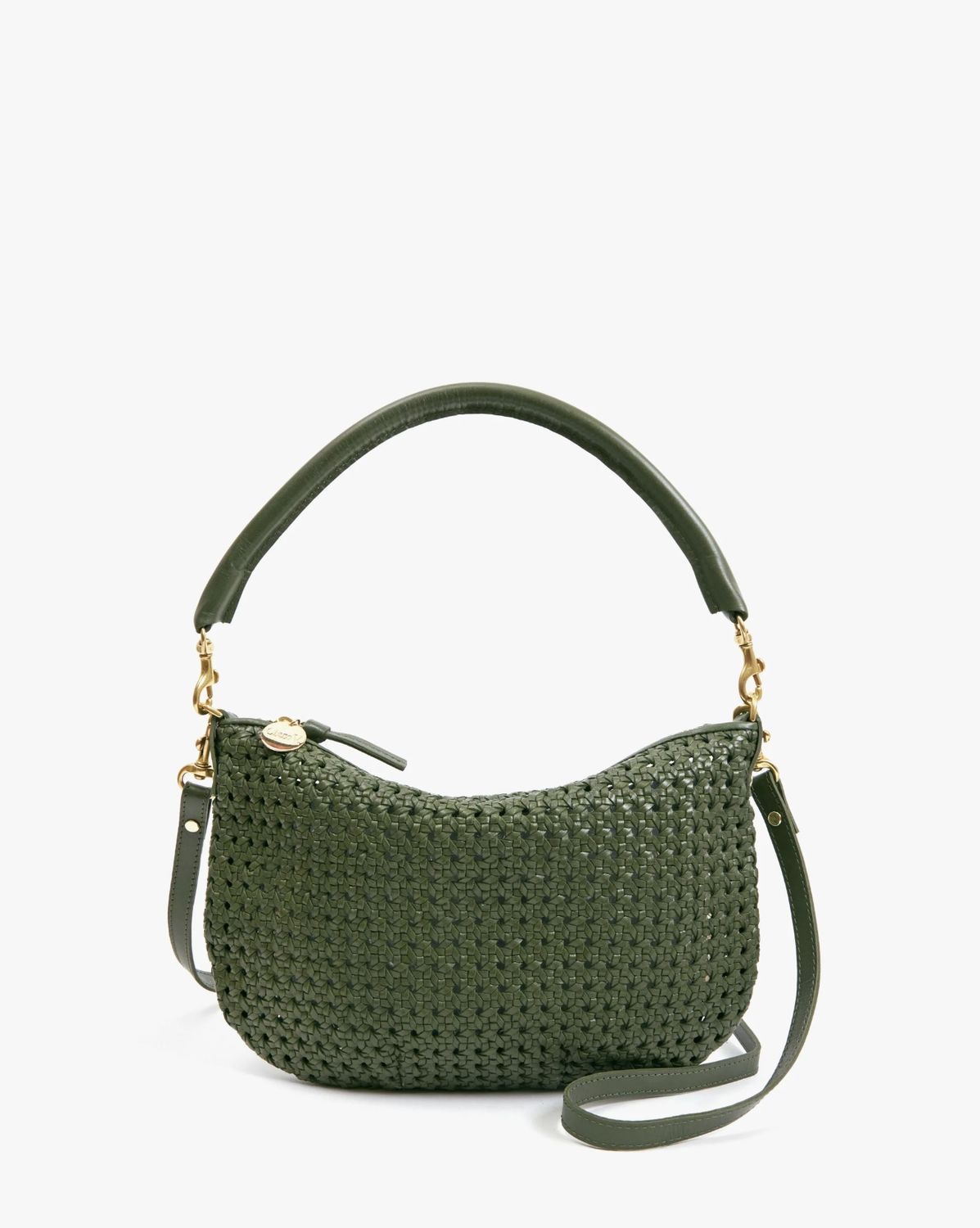 Clare V Petite Moyen Army Rattan