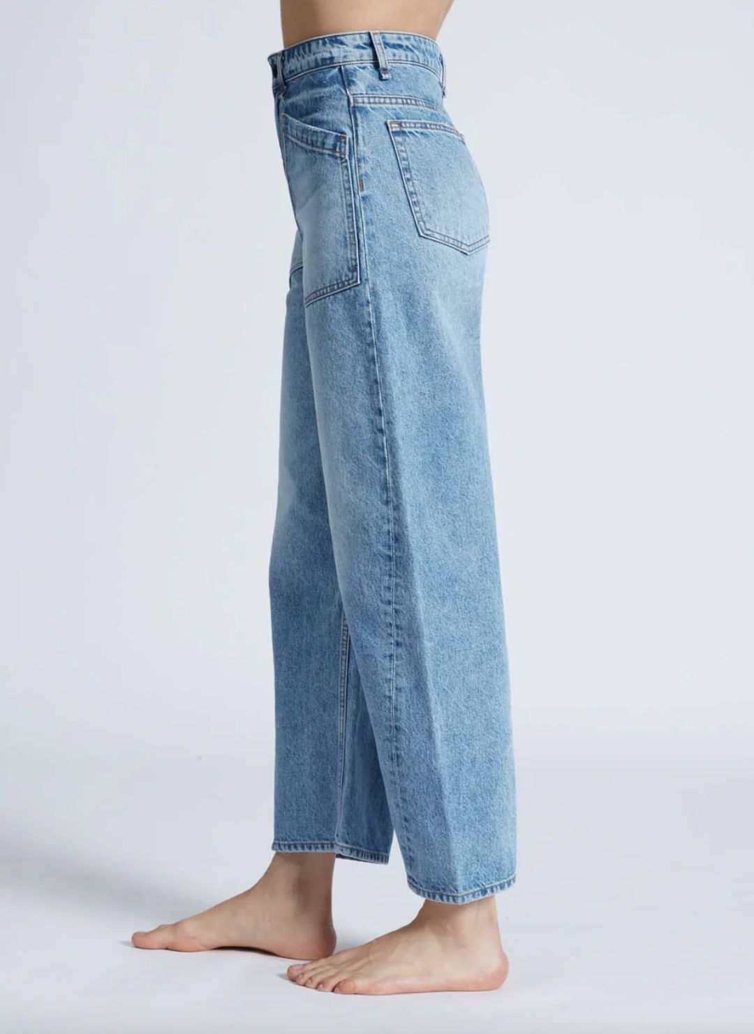 ASKK NY Twisted Barrel Jean in Blondie