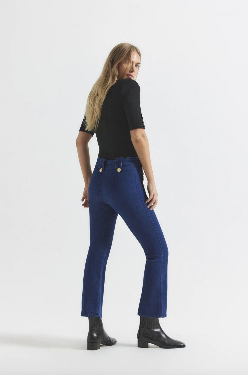 Derek Lam Robertson Crop Flare Jean