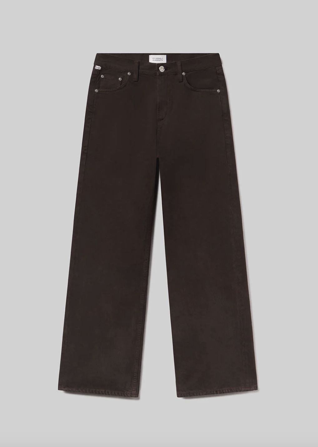 Citizens of Humanity Lindz Low Rise Easy Straight Jean in Carob Twill