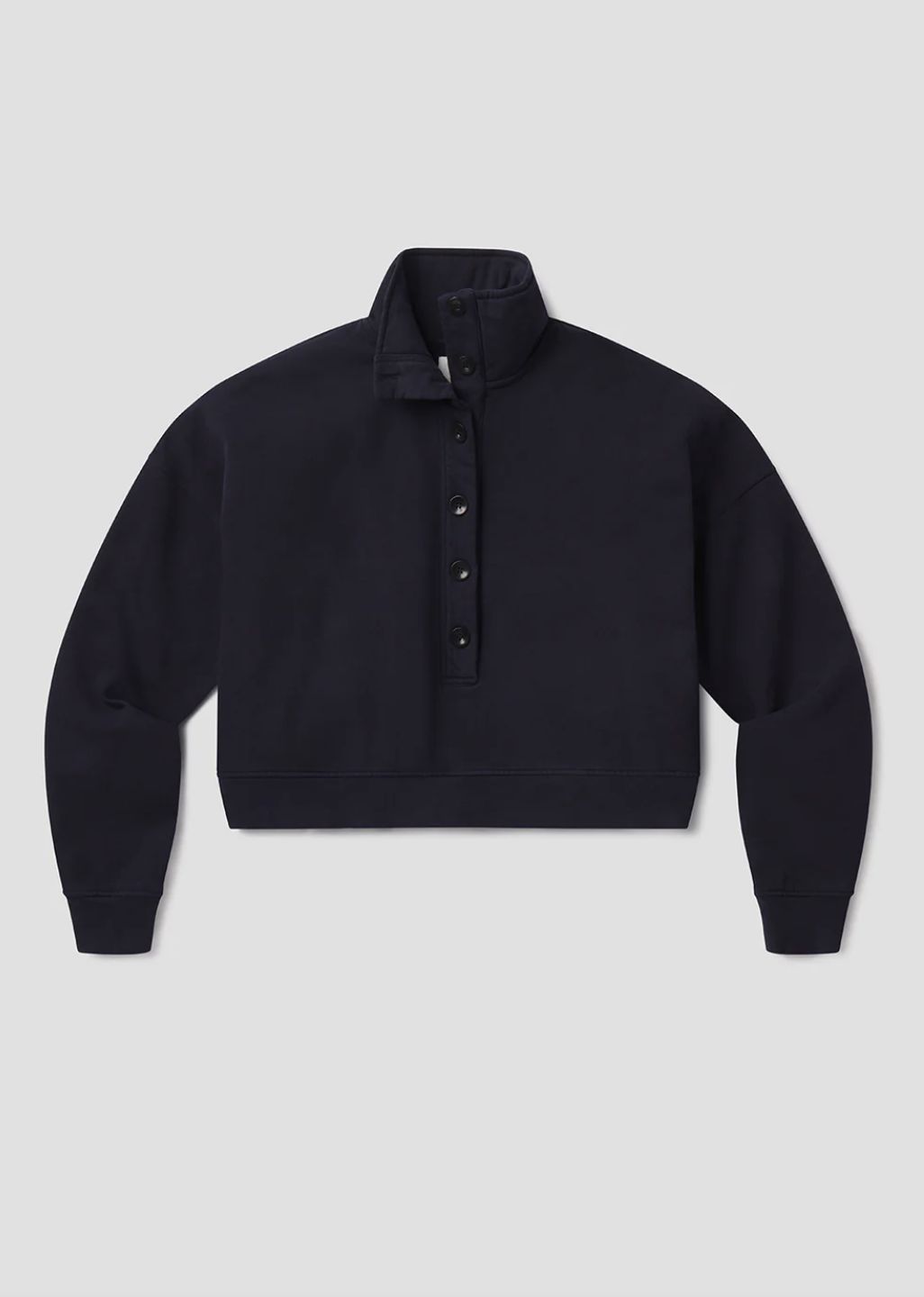 Citizens of Humanity Mirelle Funnel Neck Sweatshirt in Navy