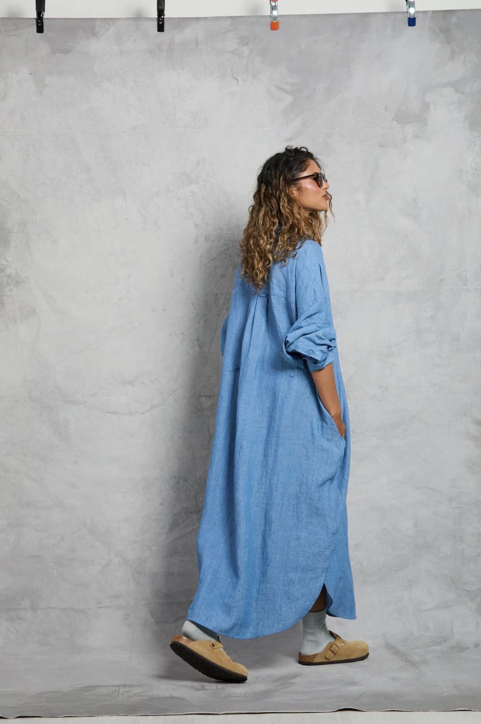 Mamene Florence Chambray Shirt Dress