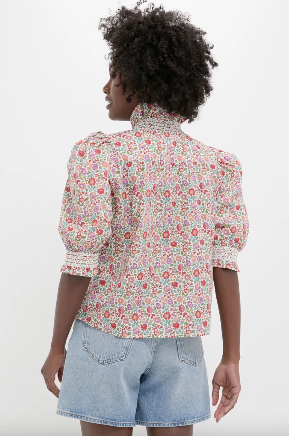 Love The Label Zuri Top in D&#39;Anjo Liberty Print