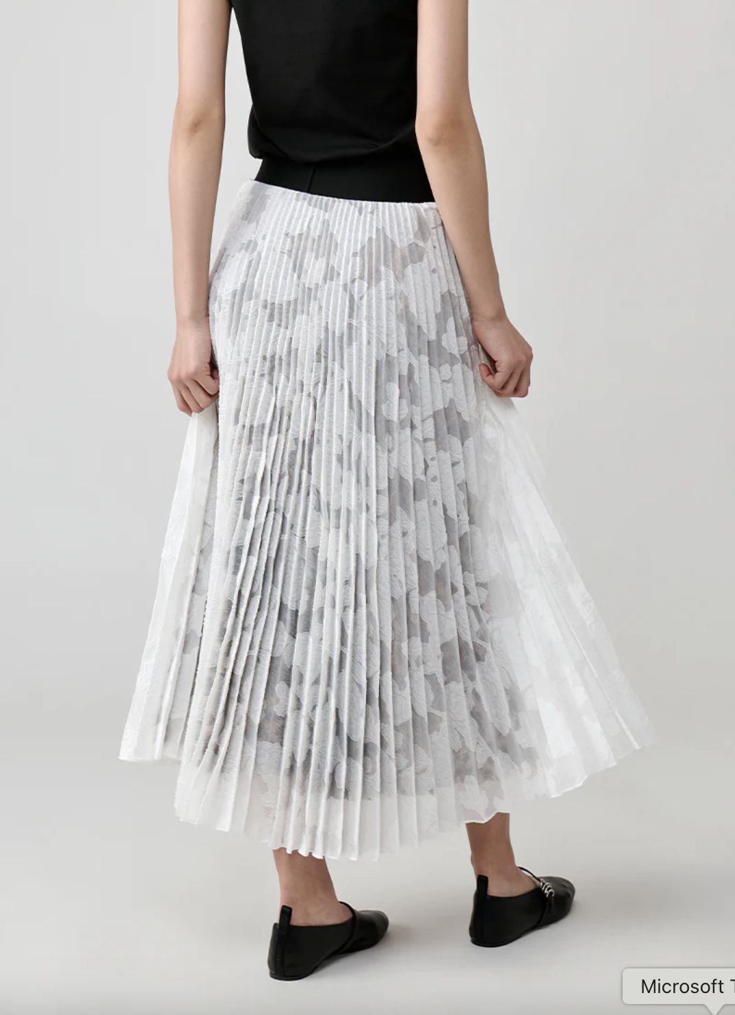 Loyd Ford Grace Pleated Skirt