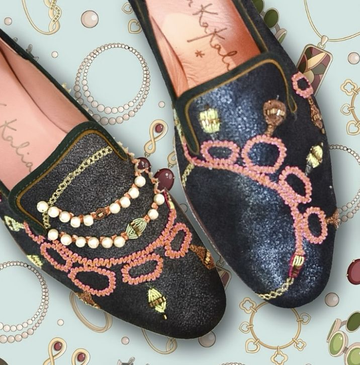 Meher Kakalia Jewel Moccasin
