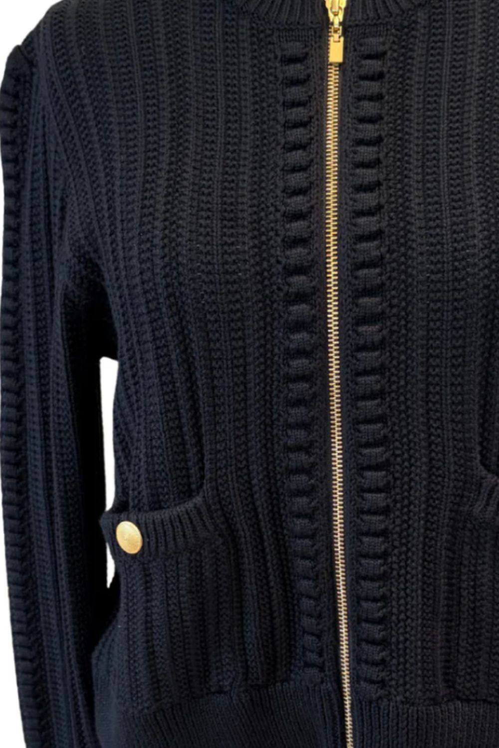Kinross Bobble Zip Cardigan