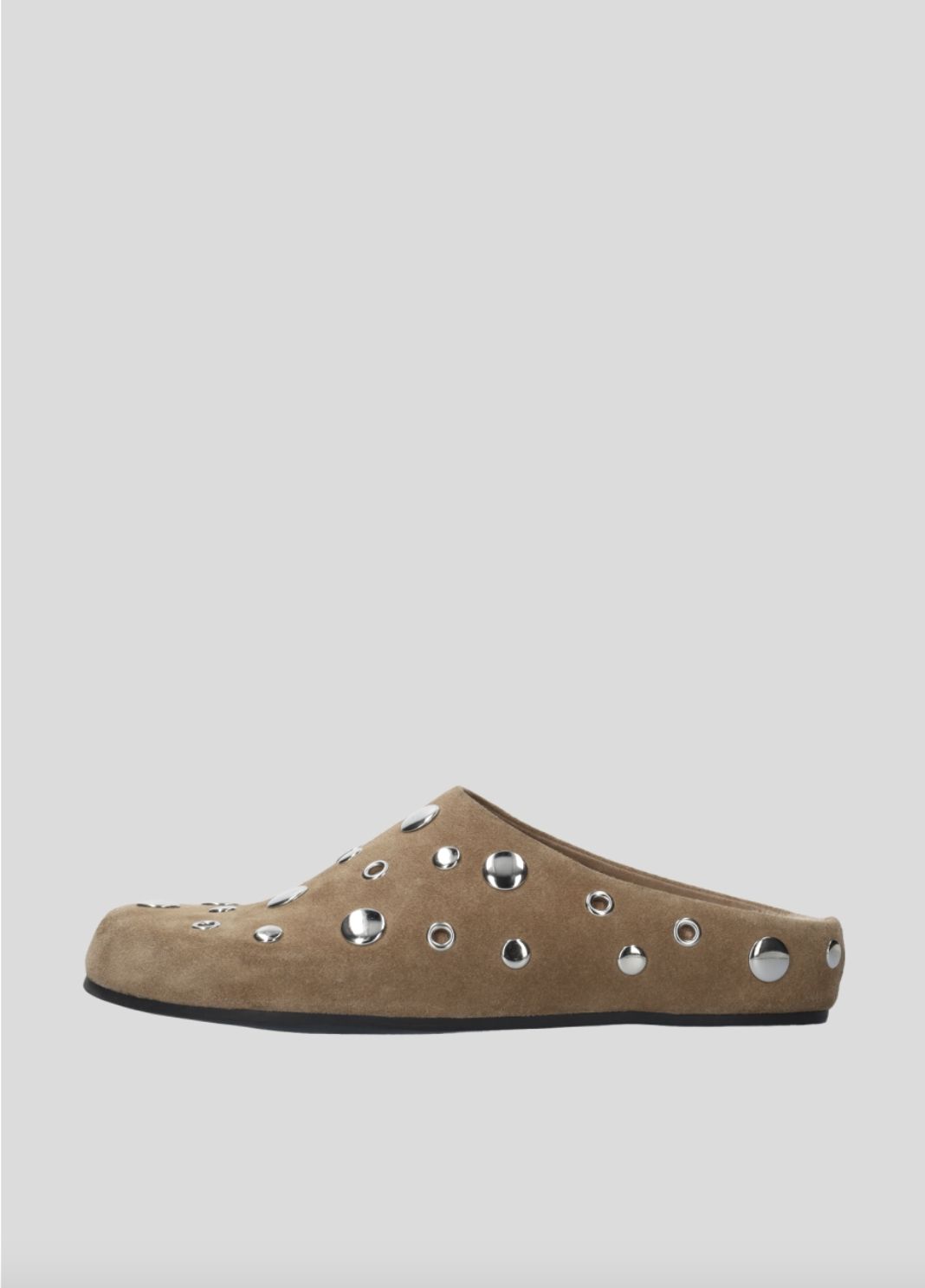 Lola Cruz Aureline Studded Mule with Lining