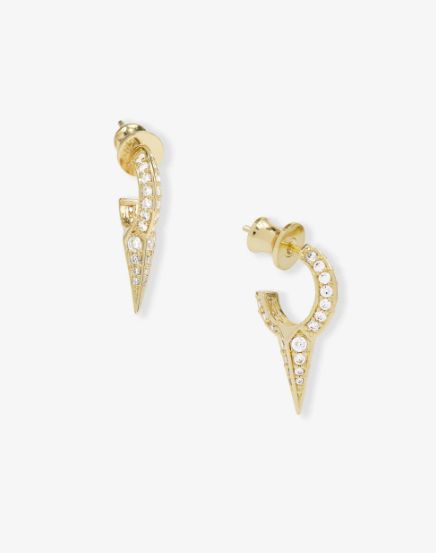 Melinda Maria Baby Gabriella Pave Spike Earring