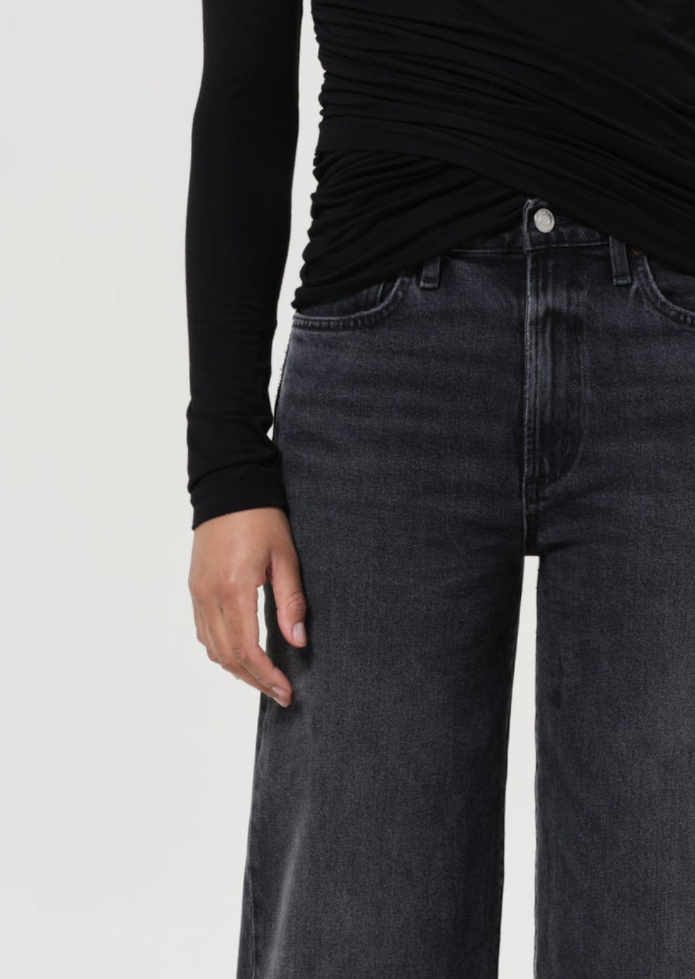 AGolde Harper Crop Jean in Radius