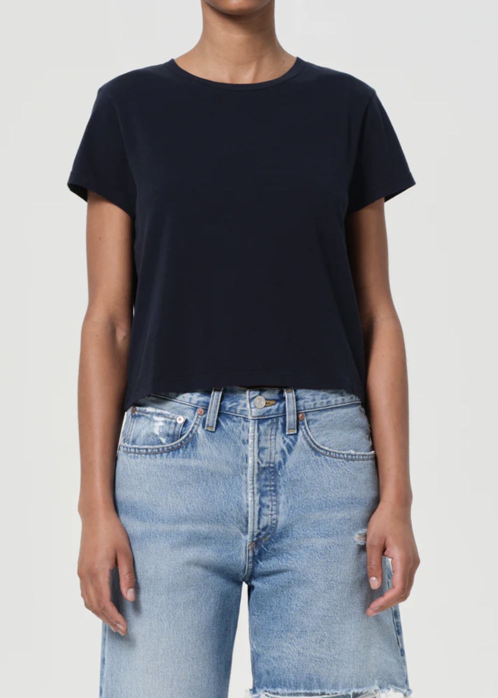 AGolde Adine Shrunken Tee