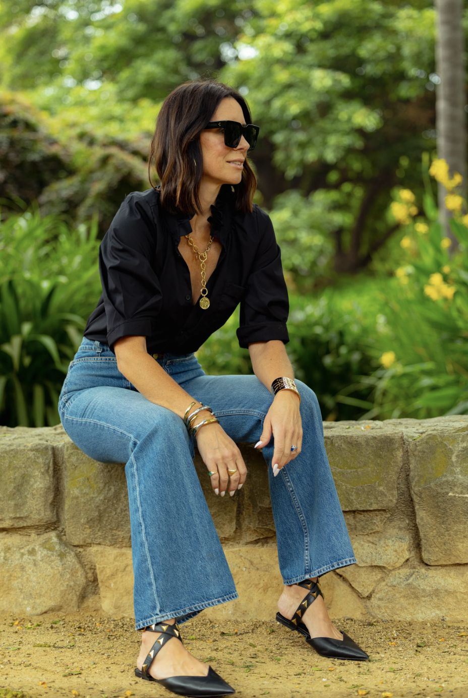 KMJ Southern Lover Blouse in Black