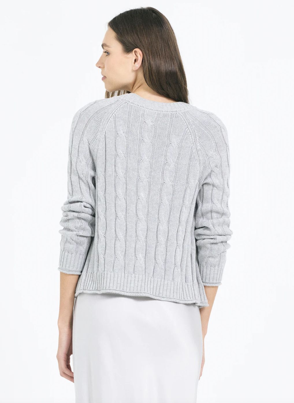 One Grey Day Raleigh Cable Cardigan