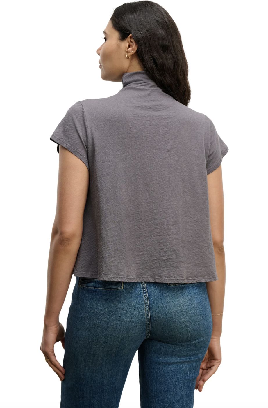 Velvet Savi Mock Neck Tee