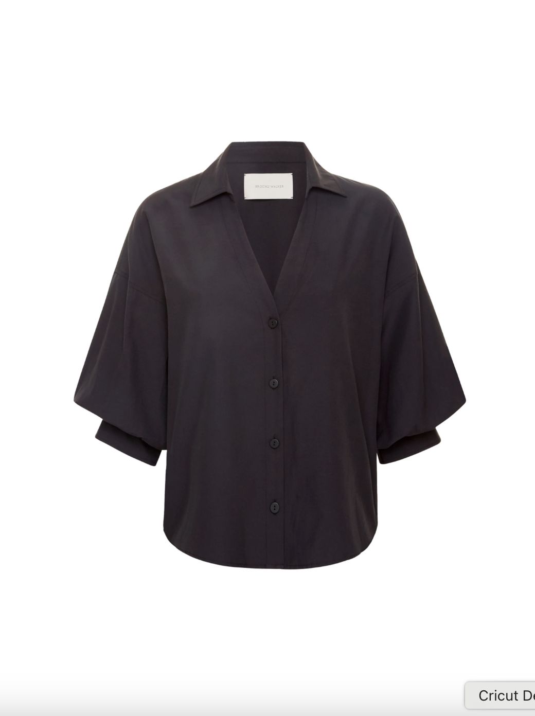 Brochu Walker Kate Shirt in Black Onyx