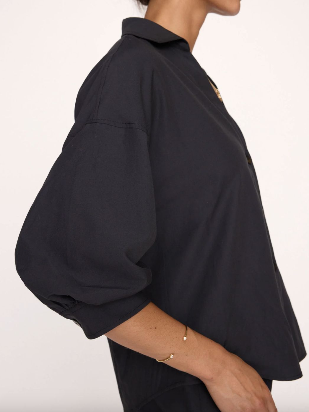 Brochu Walker Kate Shirt in Black Onyx