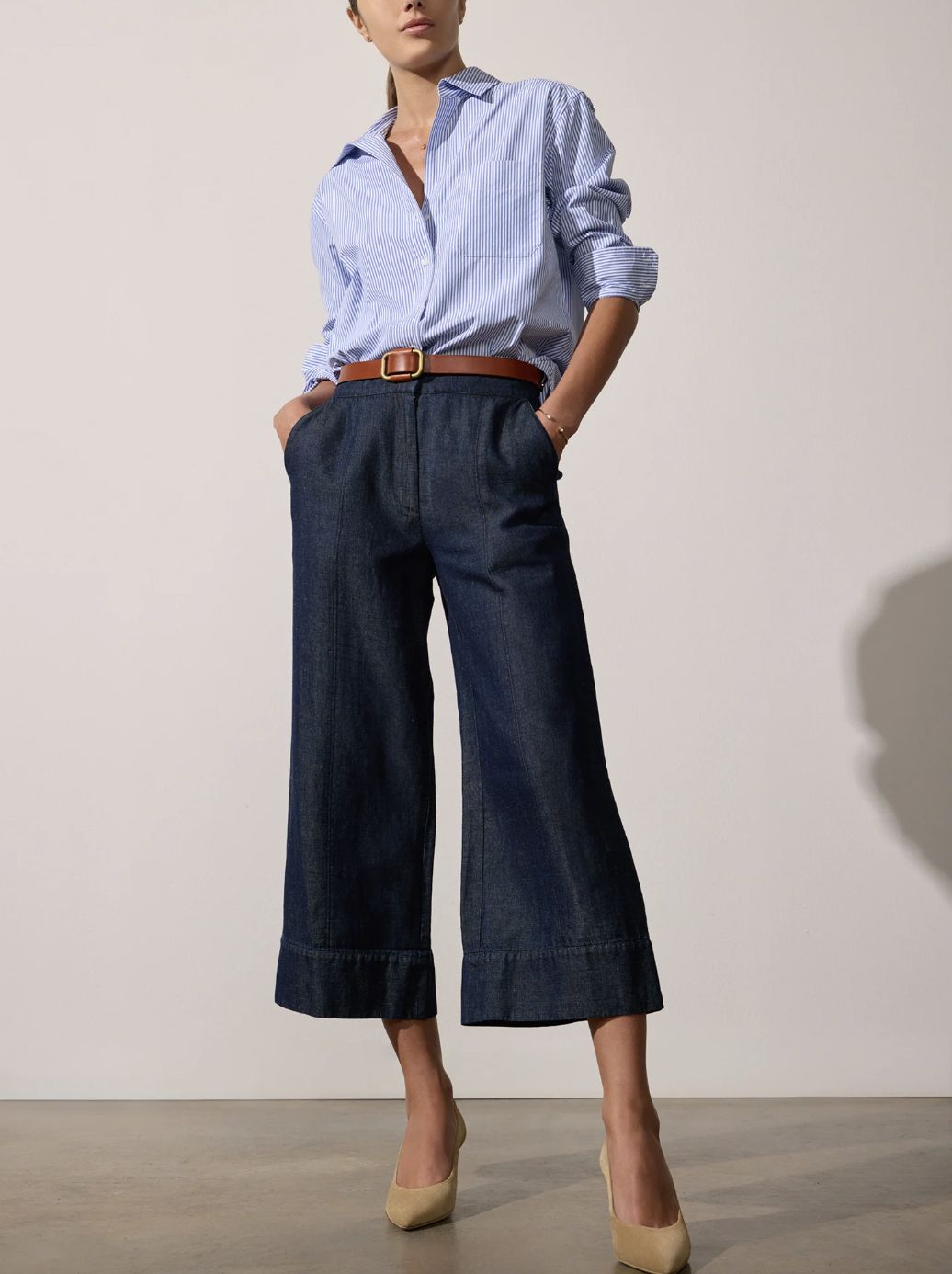 Brochu Walker Everday Shirt Blue Stripe