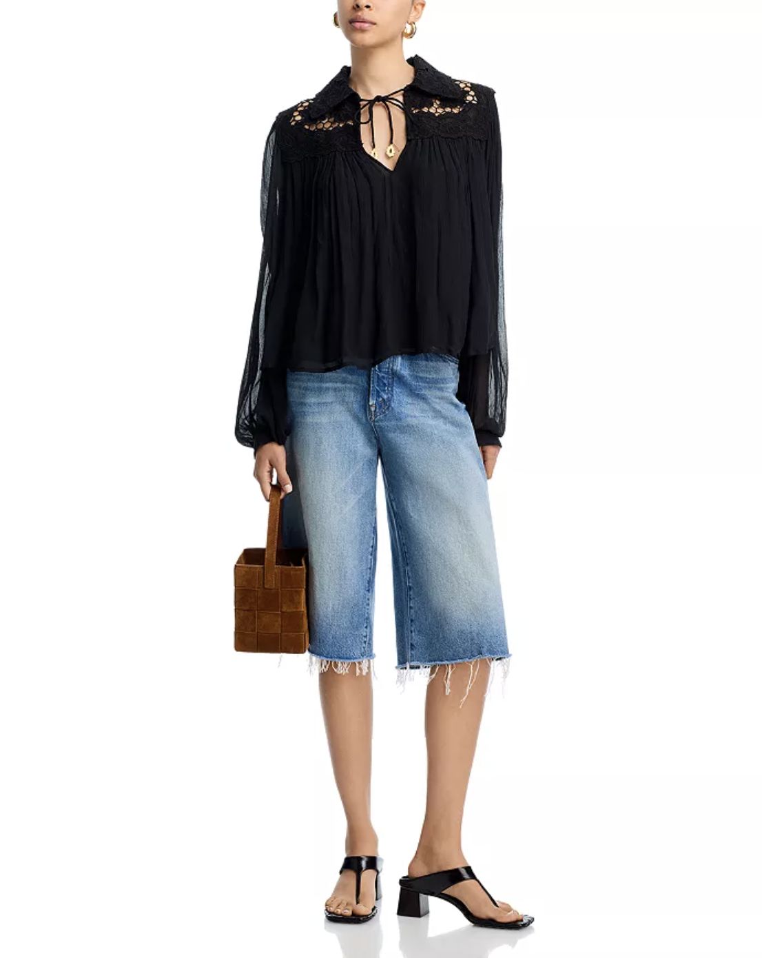 Sea-NY Daphne Lace Blouse