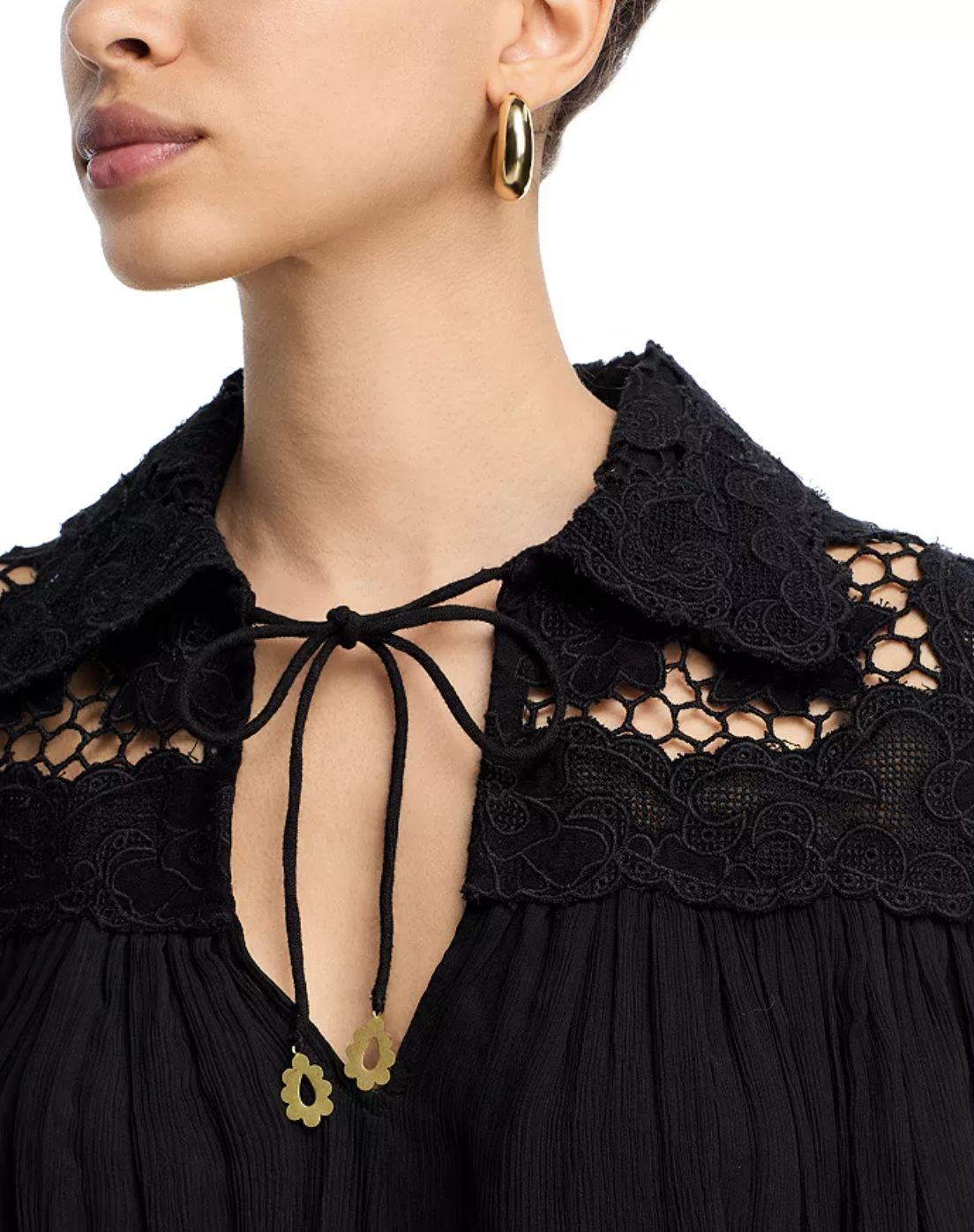Sea-NY Daphne Lace Blouse